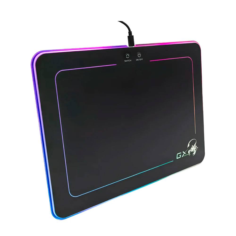 Mousepad Gamer Genius Gx-Pad 600H Superficie Rigida Iluminacion Rgb Usb 2.0 31250006400