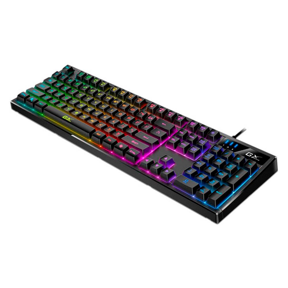 Teclado Gamer Genius Scorpion K7 Rgb Antighosting Resistente A Salpicaduras Usb-A Negro 31310054401