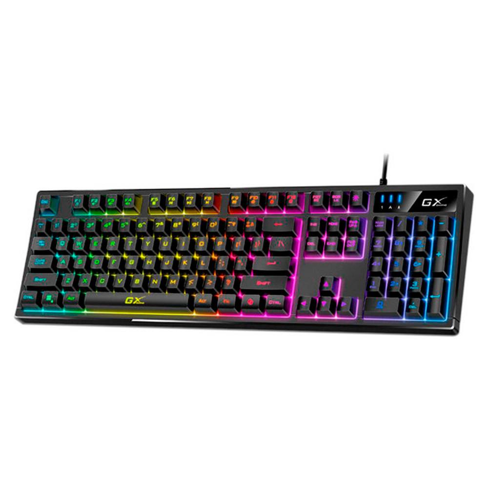 Teclado Gamer Genius Scorpion K7 Rgb Antighosting Resistente A Salpicaduras Usb-A Negro 31310054401