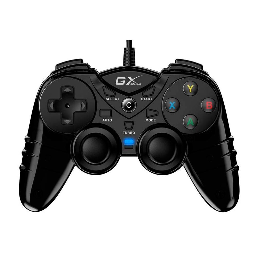 Control Gamepad Genius Max Fire Gx-17Uv 17 Botones Compatible Con Pc - Ps3 Usb Negro 31610001400