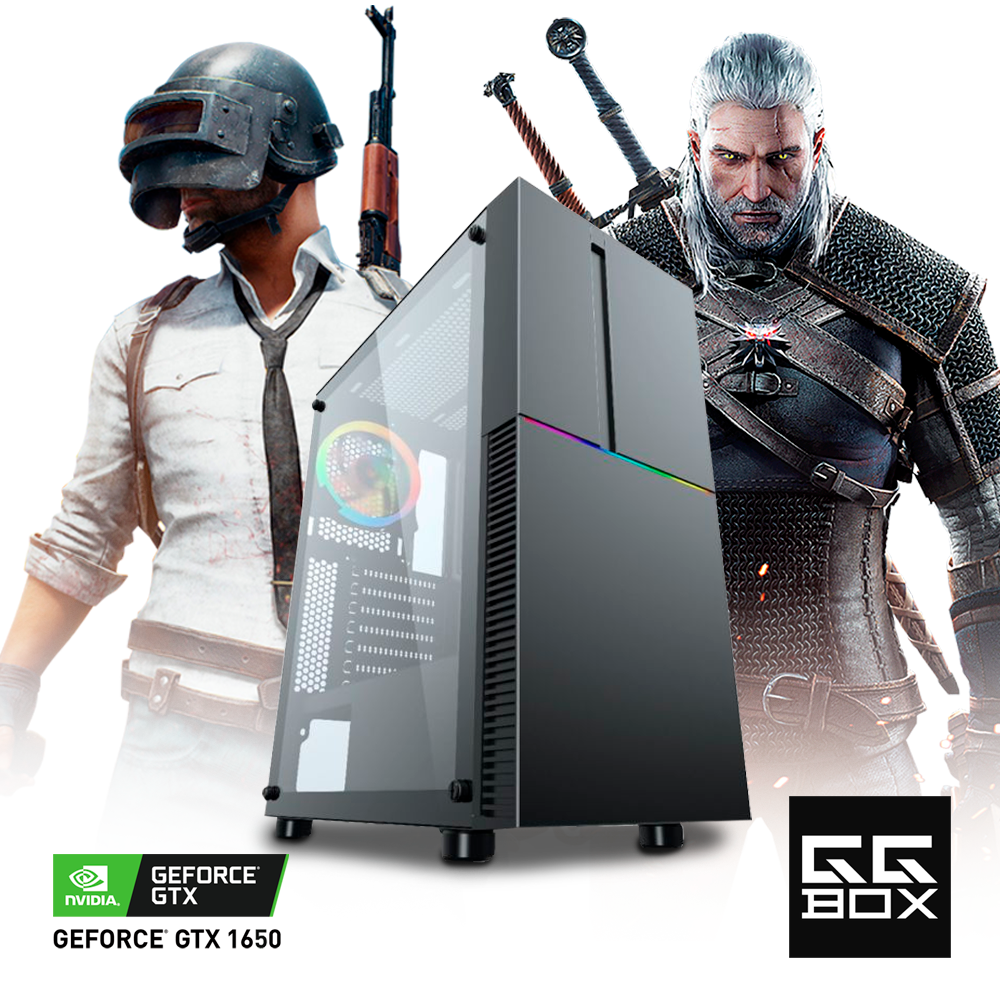 PC Gamer Ggbox Geforce Gtx 1650 4Gb I3 8Gb 1Tb Wifi No Os