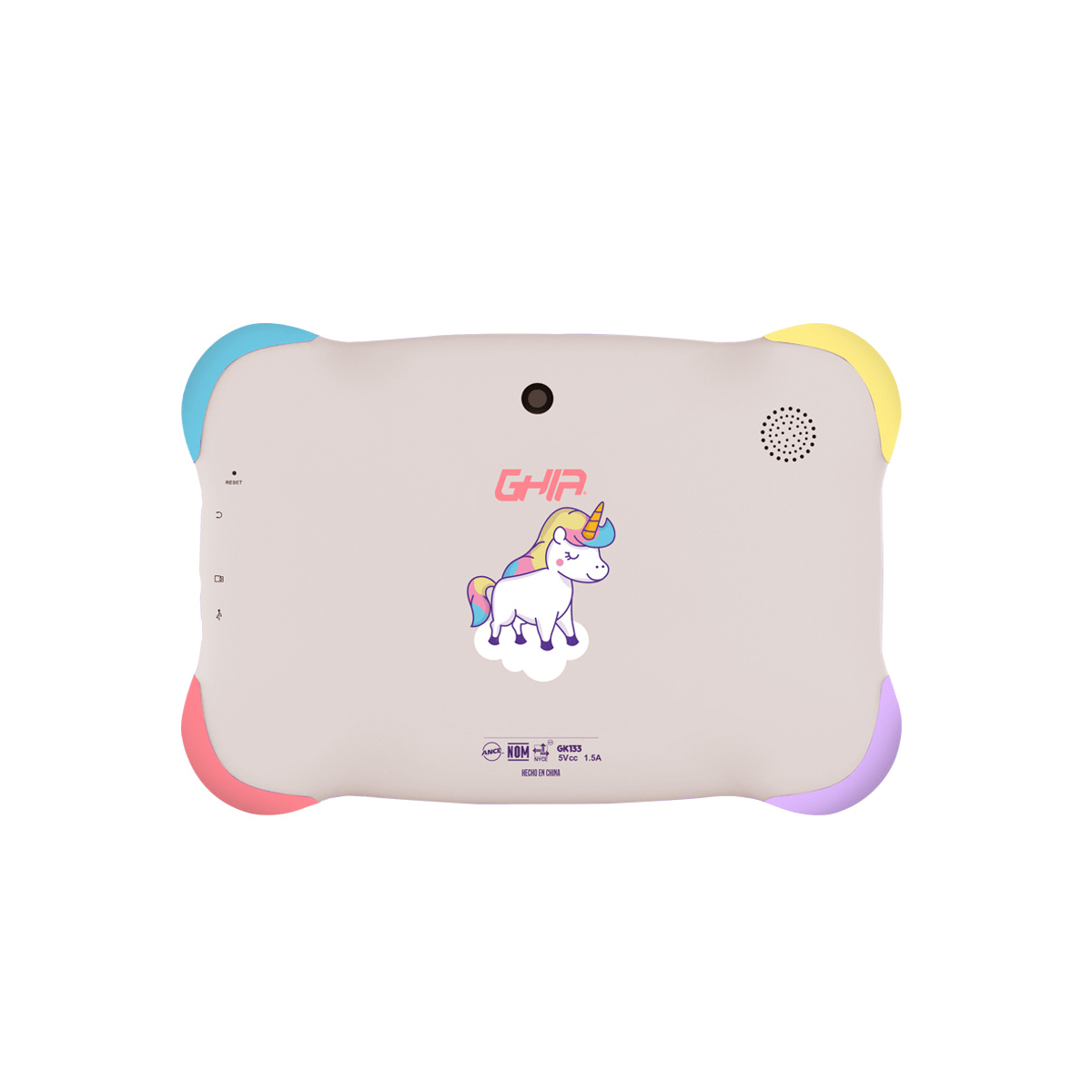 Tablet Ghia Para Niños 7 Kids 7" 32Gb 2Gb Ram A133 Quad-Core Wifi Bt Android 13 Go Violeta Gk133V2