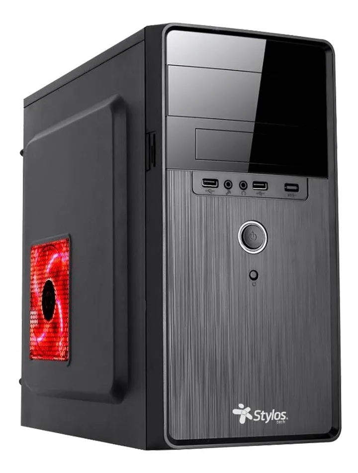 Gabinete Stylos Micro Atx/ Micro Itx Negro Stpgac5B