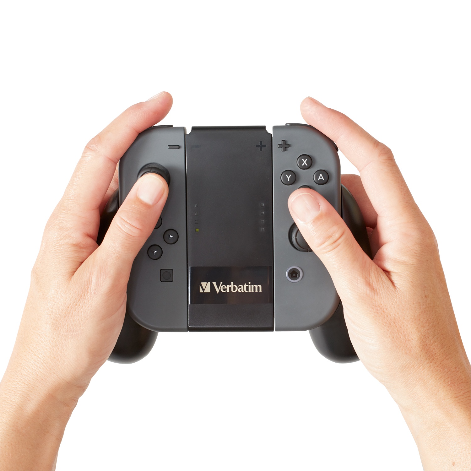 Cargador Grips Verbatim Para Nintendo Switch Black Vb70219