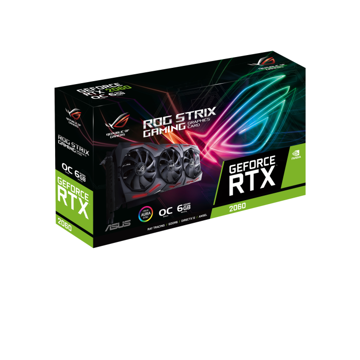 Tarjeta De Video Asus Rog Strix Rtx 2060 6Gb Gddr6 Evo V2 Gaming
