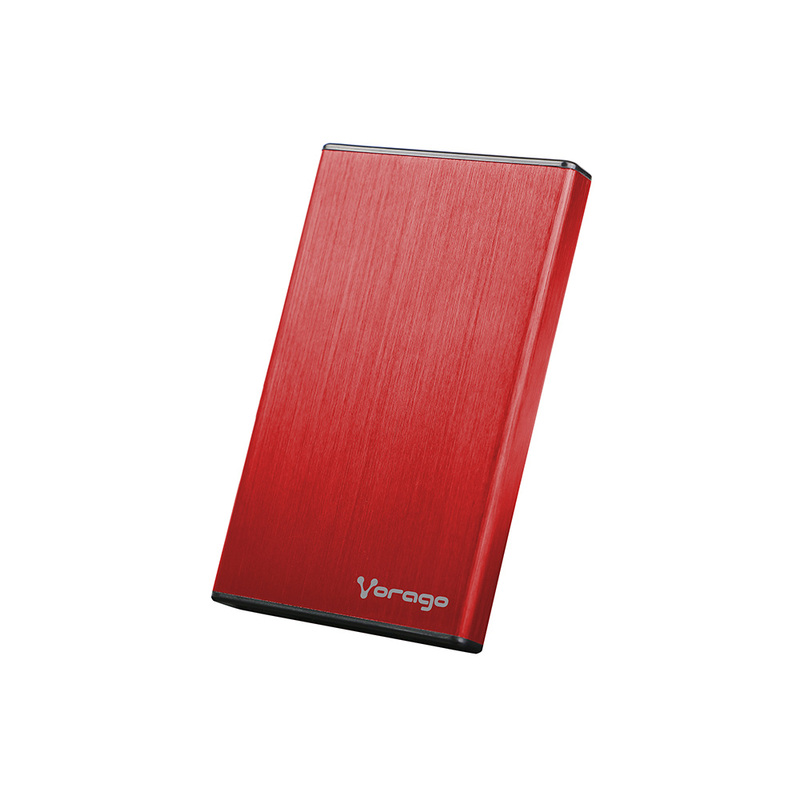 Gabinete Para Discos Vorago Hdd-102 Rojo Dd 2.5 Usb 2.0 Sata