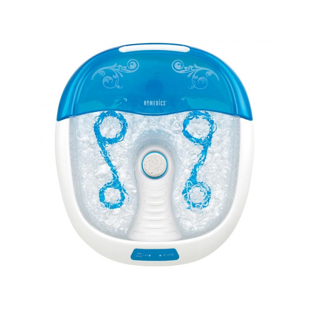 Tina Spa Para Pies Homedics Pedicure Con Calor Y Burbujas 3 Piezas Intercambiables Blanco Fb-300-Thp