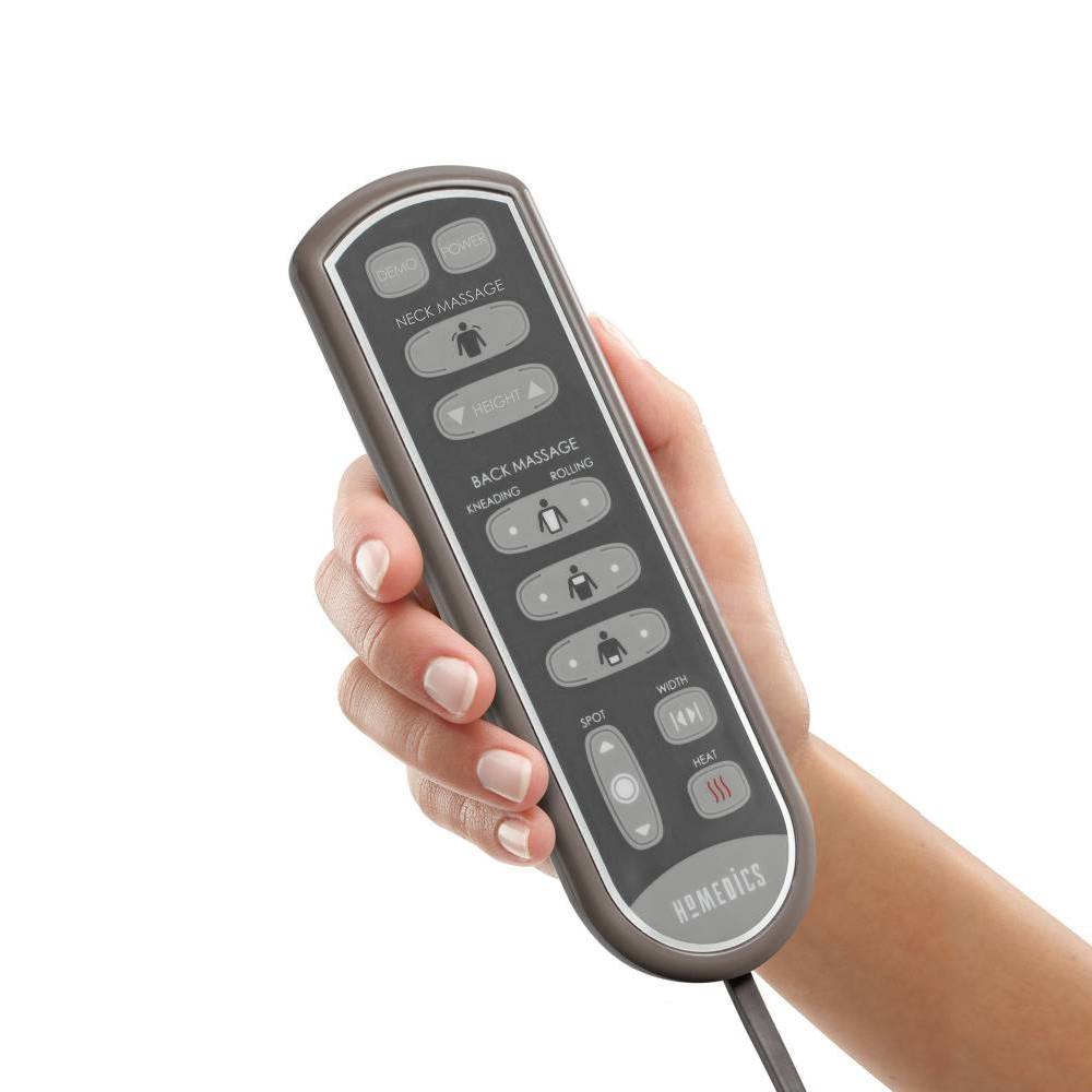 Asiento Masajeador Homedics Shiatsu Elite Massa Masaje 3 Zonas Calor Control Remoto Beige Mcs-840Hb