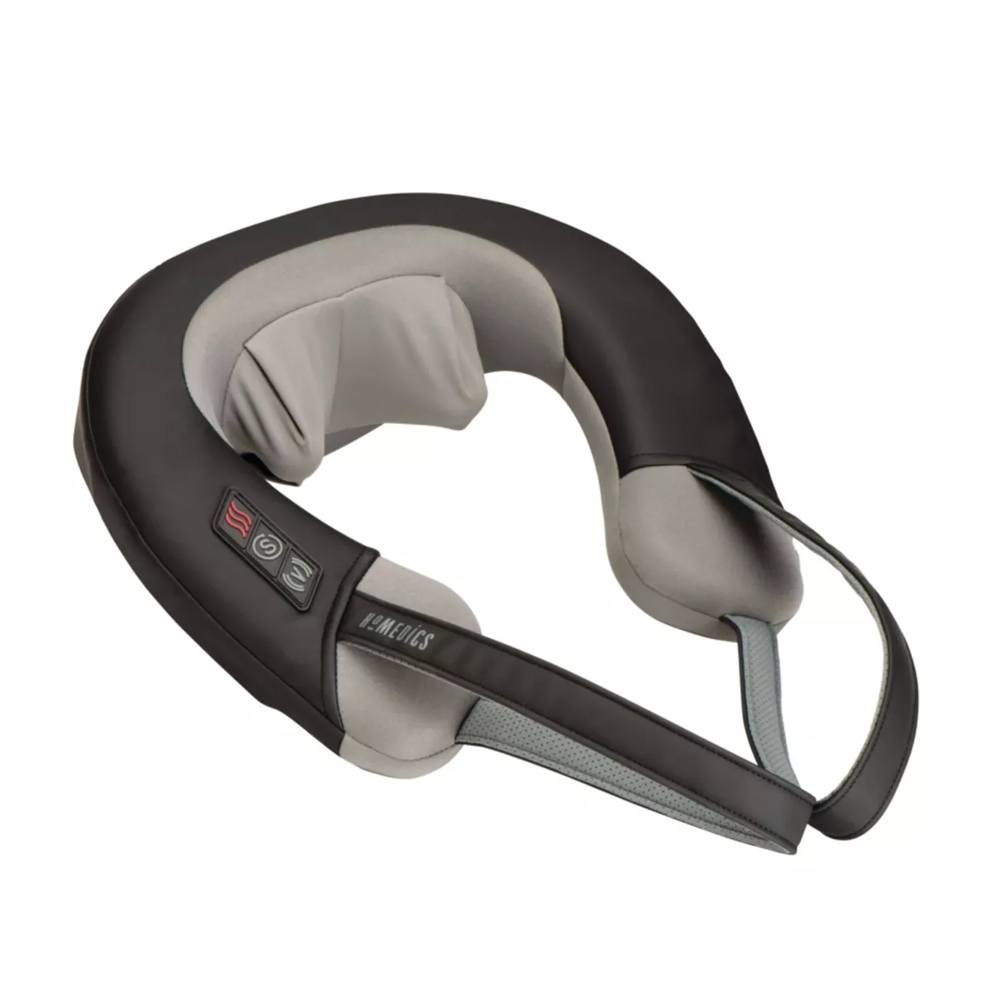 Masajeador De Cuello Homedics Con Vibracion Negro/Gris Nms-377H