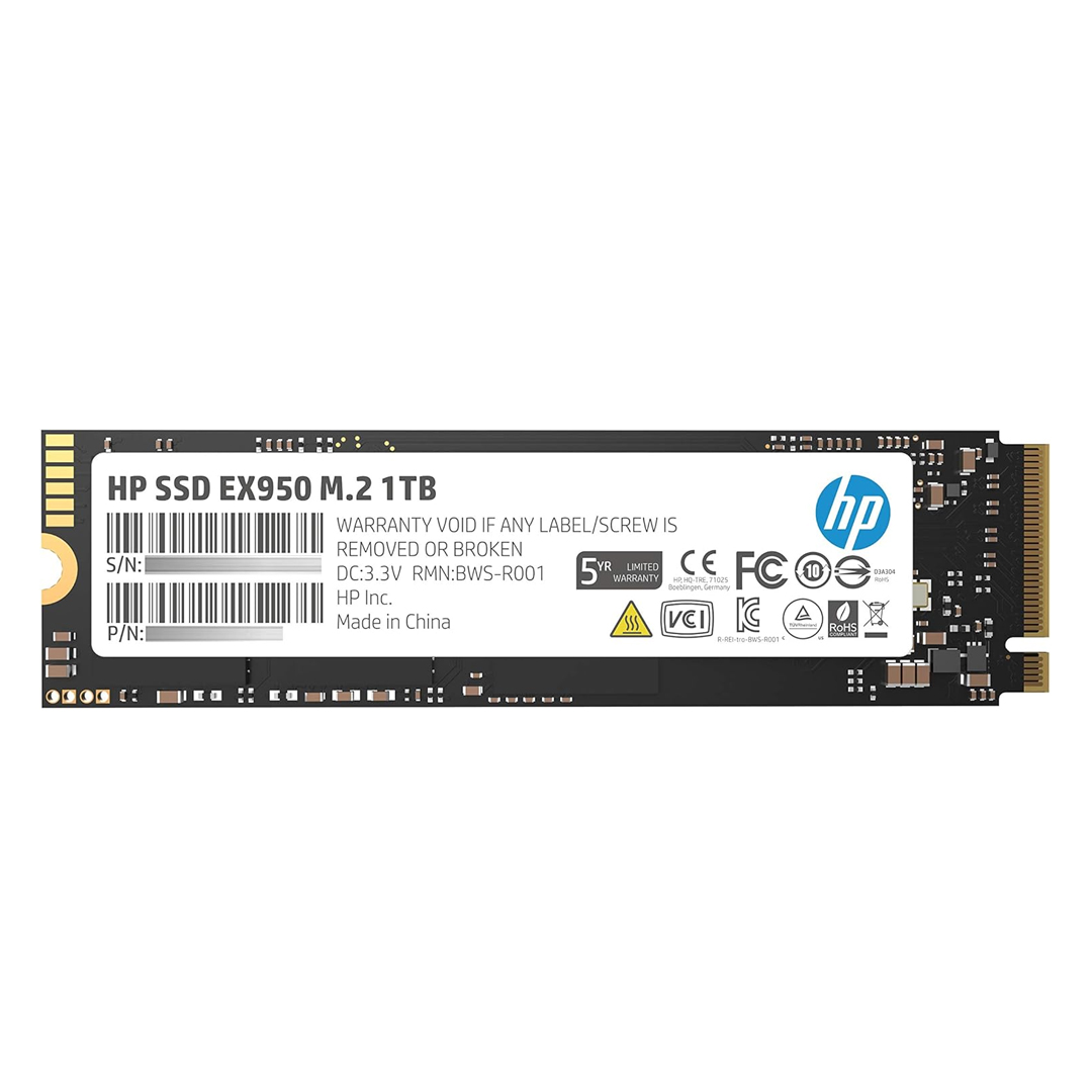 Ssd Hp Ex950 1Tb M.2 Pci-Express 3.1 Negro 5Ms23Aa#Abb