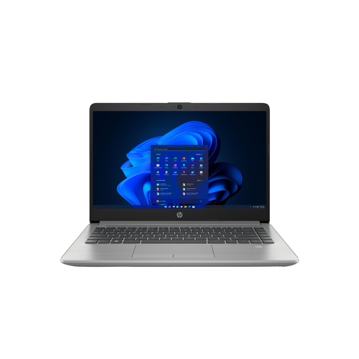 Laptop Hp 245 G9 14" Amd Ryzen 5 8Gb 512Gb Ssd Windows 11 Pro Plata 7E3H7Lt#Abm