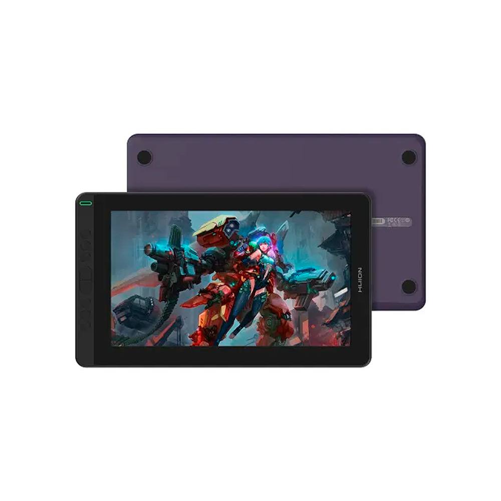 Tableta Gráfica Huion Kamvas 13" Con Soporte St300 1920X1080 Púrpura Gs1331-P