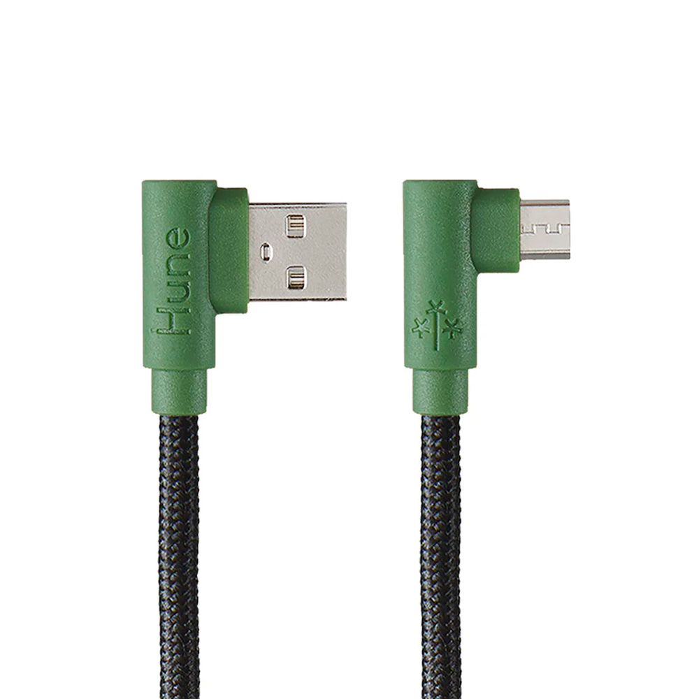 Cable Micro-Usb Hune Carga Rapida Sustentable Trenzado 1.2M Verde Bosque At-Acc-Ca-316Bos