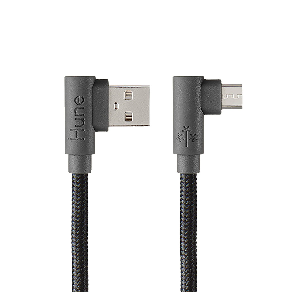 Cable Usb Hune Usb-A Macho - Micro Usb-C Macho 1.2M Gris At-Acc-Ca-317-Roc