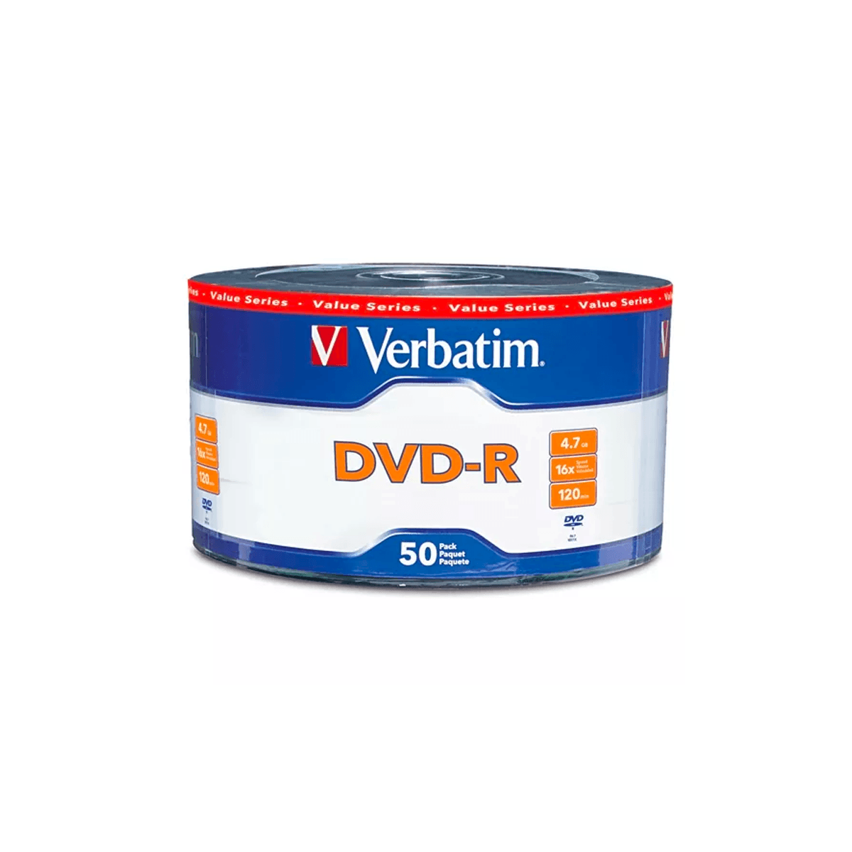 Dvd-R Verbatim 16X 4.7Gb Torre 50Piezas Vb97493