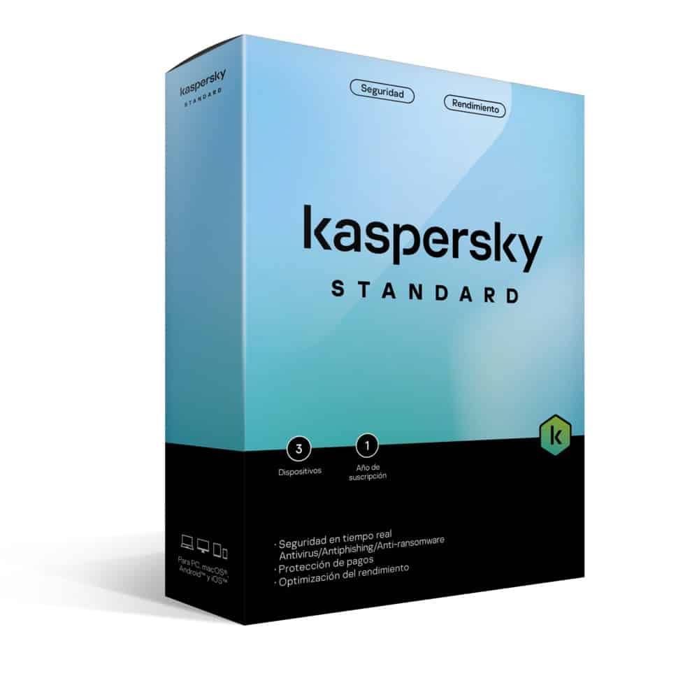 Antivirus Kaspersky Standard 3 Dispositivos 1 Año Windows / Mac / Caja Tmks-402