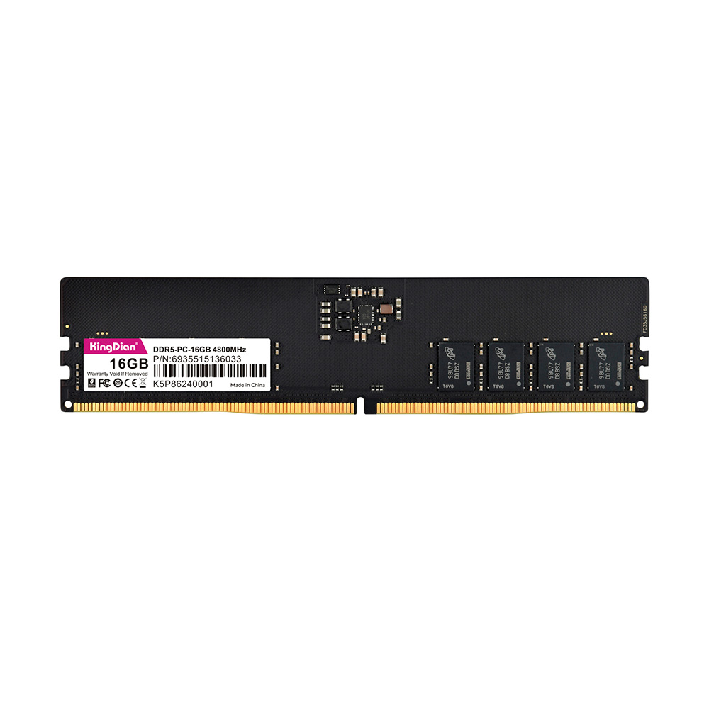 Memoria Ram Kingdian 16Gb Ddr5 5600Mhz Negro 5U560016Gbs-B