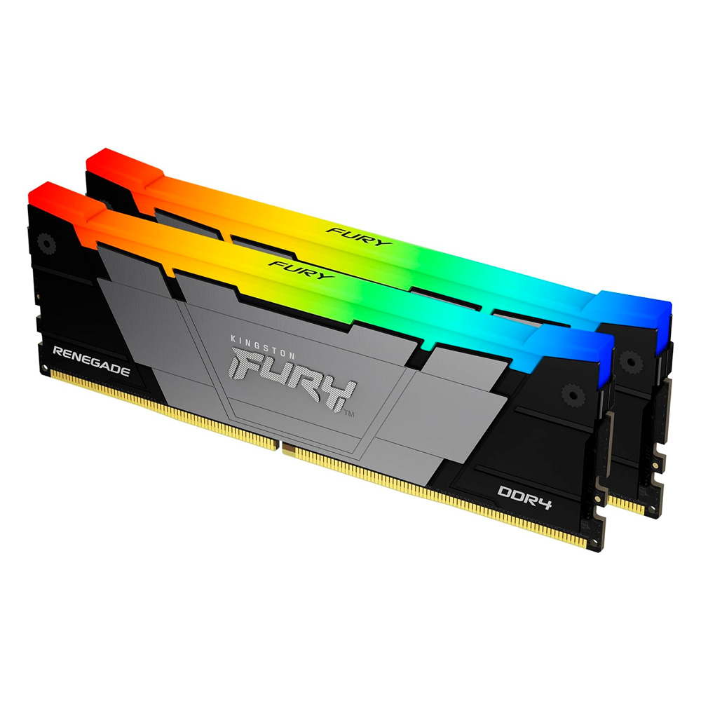 Kit Memoria Ram Kingston Fury Renegade 16Gb 2X 8Gb Ddr4 3600Mhz Cl16 Expo Rgb Kf436C16Rb2Ak2/16