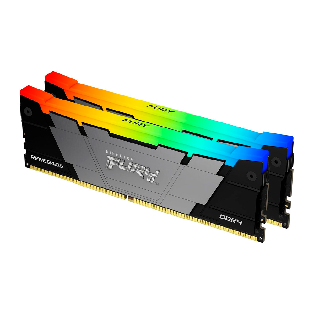 Kit Memoria Ram Kingston Fury Renegade 64Gb 2X 32Gb Ddr4 3600Mhz Cl18 Expo Rgb Kf436C18Rb2Ak2/64