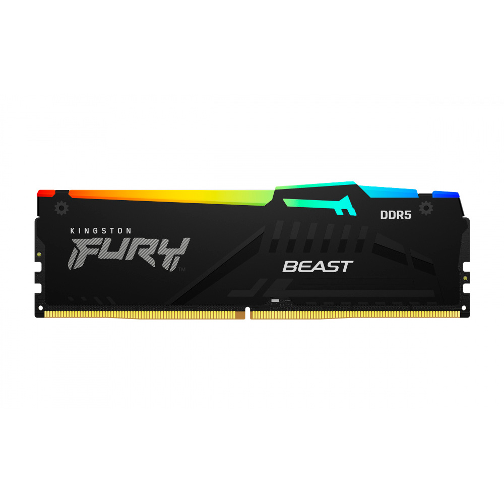 Memoria Ram Kingston Fury Beast Rgb 8Gb Ddr5 6000Mhz Cl36 Expo Kf560C36Bbea-8