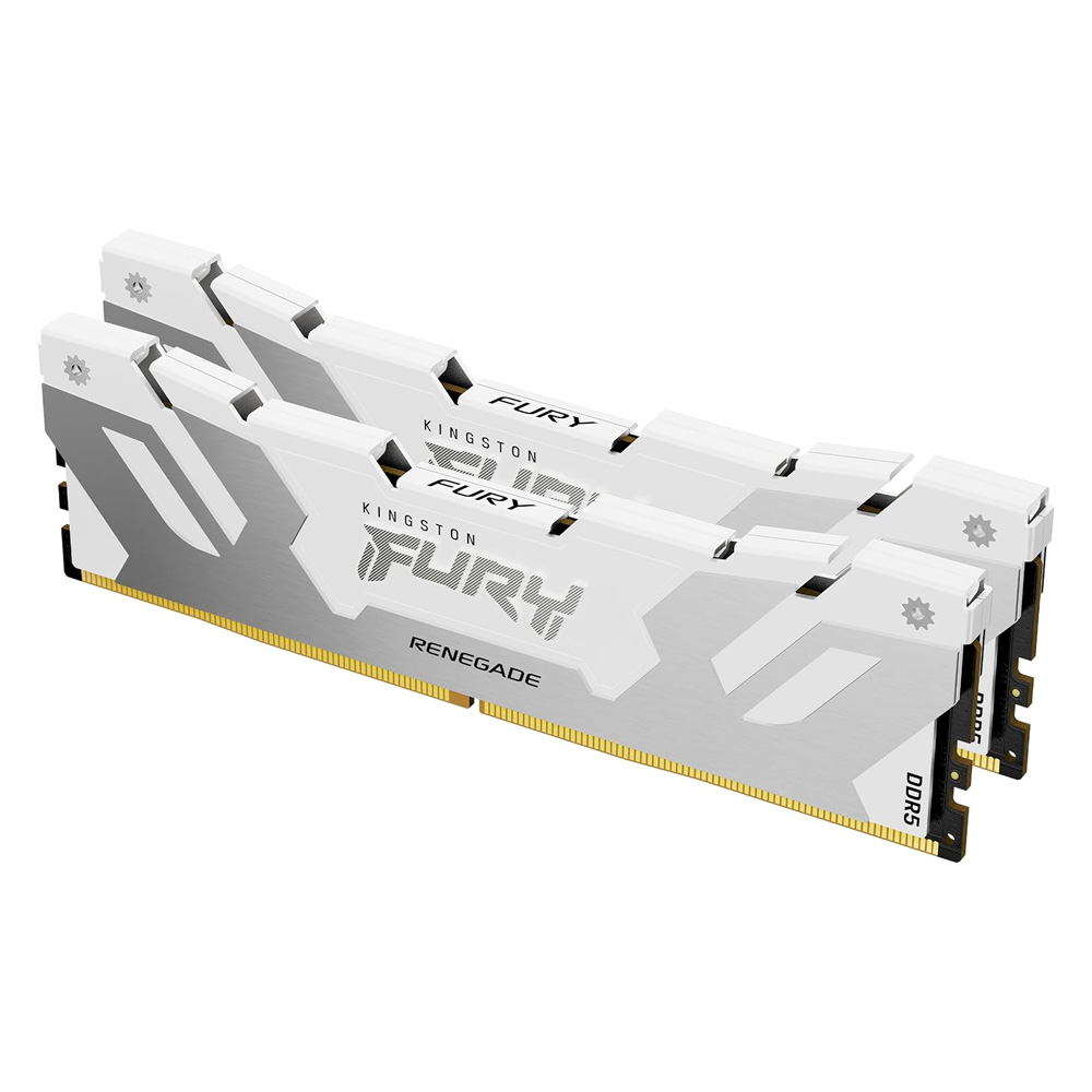 Kit Memoria Ram Kingston Fury Renegade 64Gb 2X32Gb Ddr5 6400Mhz Cl32 Dimm Plata Kf564C32Rwk2-64