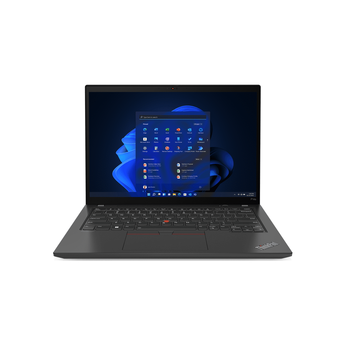 Laptop Lenovo Thinkpad P14S 14" Wuxga Intel Core I7 16Gb 512Gb Ssd Windows 11 Pro Español 21Hg000Vlm