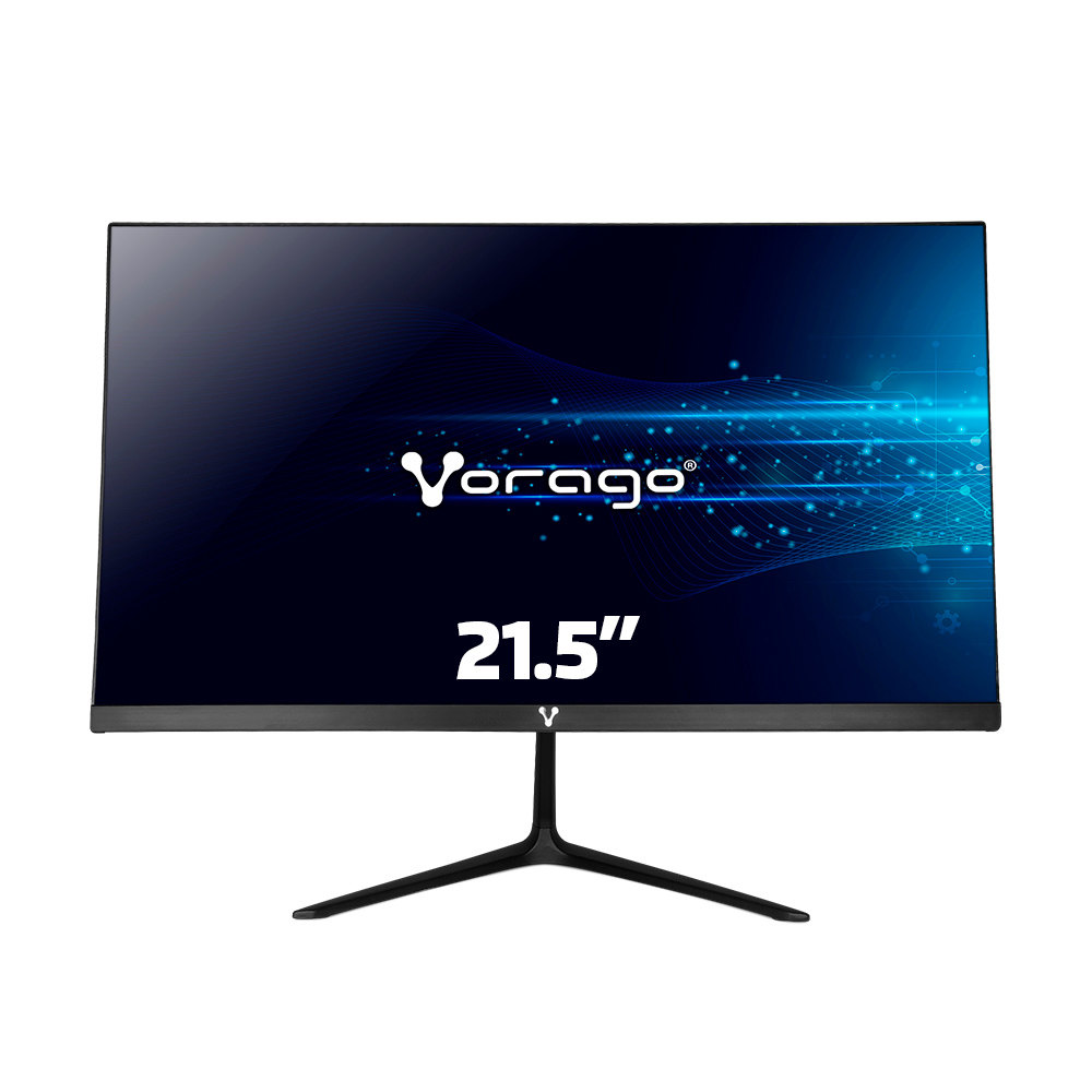 Monitor Vorago Led-W21-300V4F 21.5" Full Hd 60Hz Frameless Hdmi Vga Negro