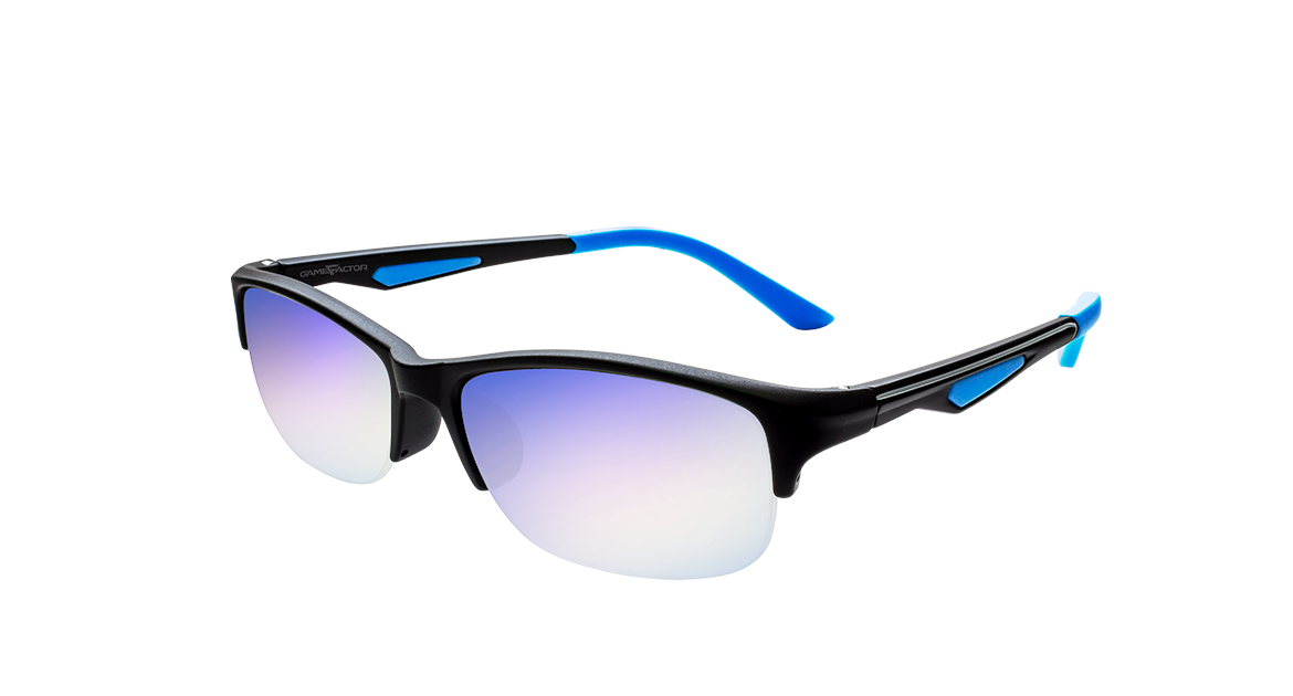 Lentes Para Pc Game Factor Gg300 Anti Blue Light Con Estuche Negro