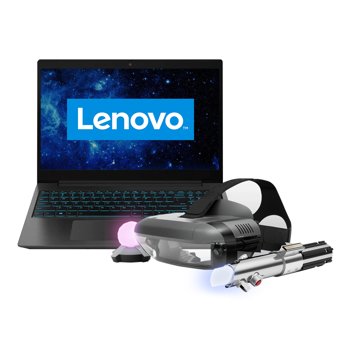 Laptop Gamer Lenovo L340 Geforce Gtx 1050 Ci7 8G 1T 128G + Vr Jedi