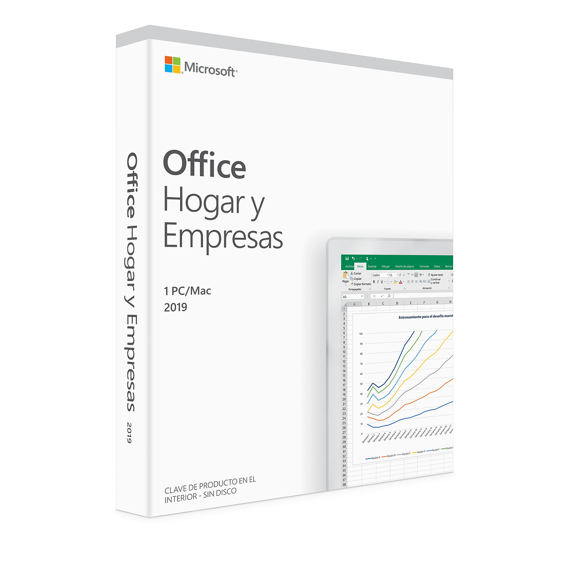 Microsoft Office Hogar Y Empresas 2019 Win/Mac Esp Perpetuo T5D-03330