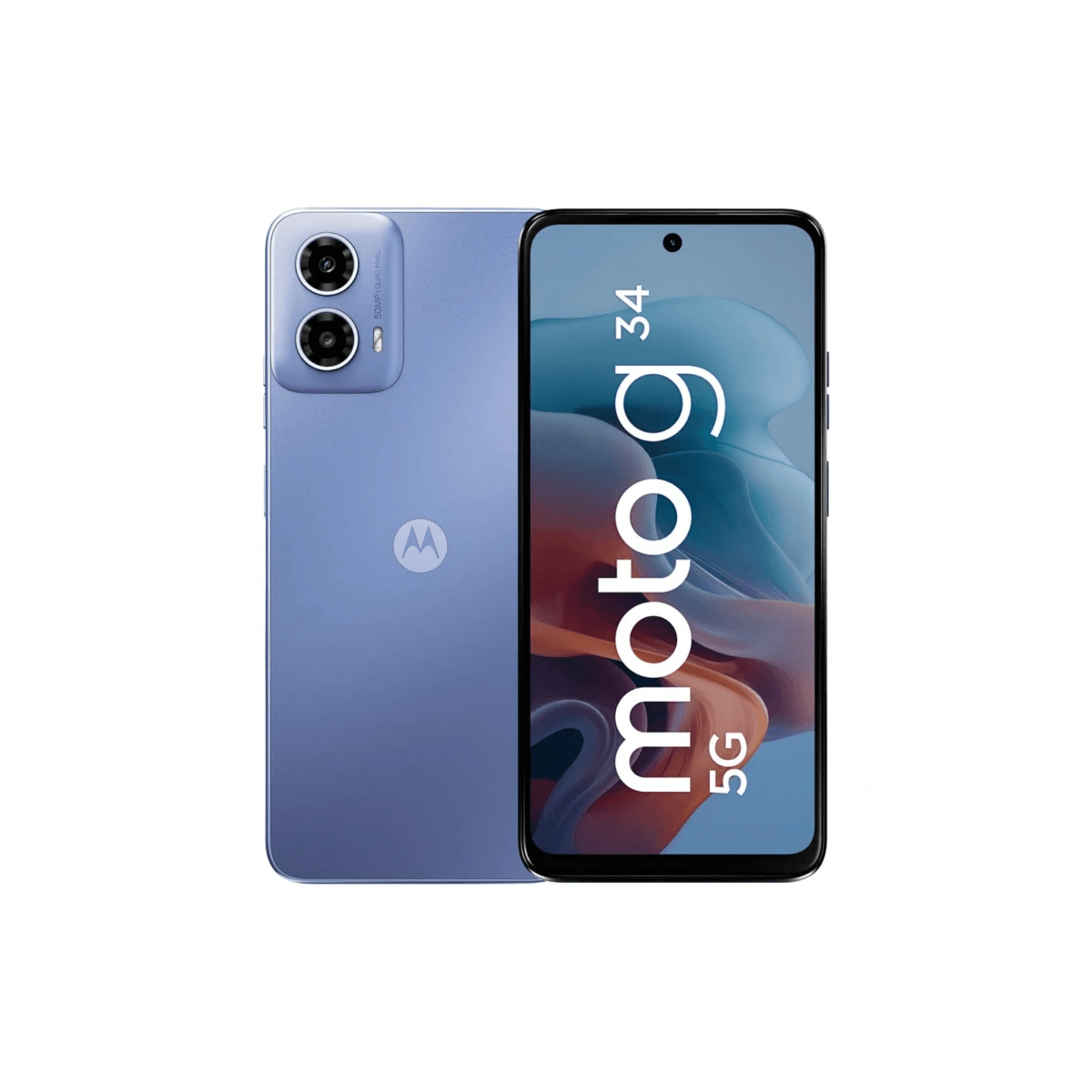 Célular Smartphone Motorola G34 5G 6.5" Octa-Core 8Gb 256Gb Android 14 Azul Pb0H0004Mx