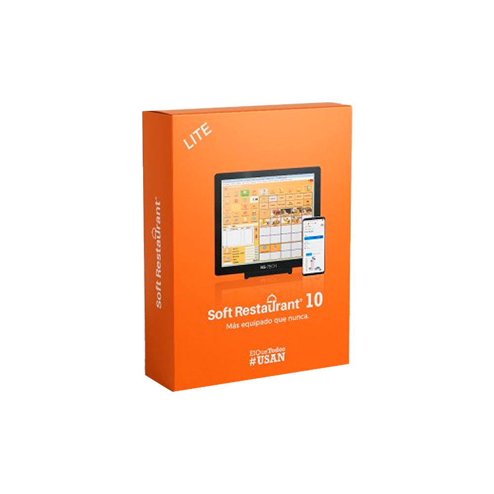 Licencia Renta Anual Soft Restaurant 10 Lite 2 Nodos Descarga Digital Sr-10Lite-Ra