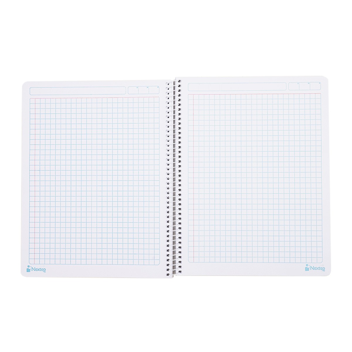 Cuaderno Nextep Ne-007G Profesional Cuadro Grande C7 100 Hojas Espiral Azul