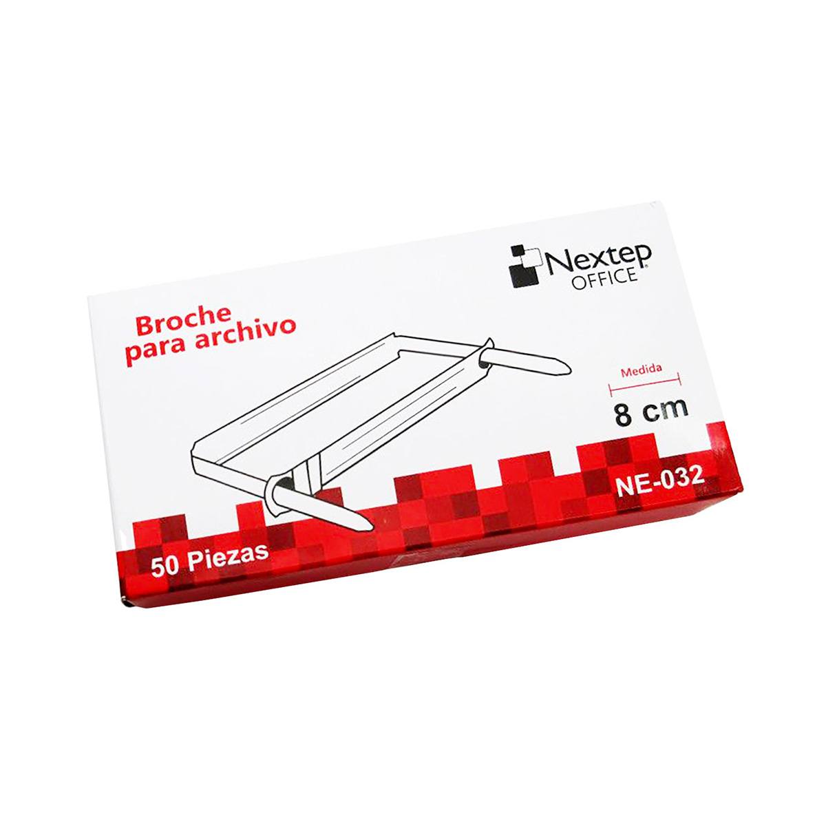 Broche Para Archivo Nextep Ne-032 8Cm 50 Piezas