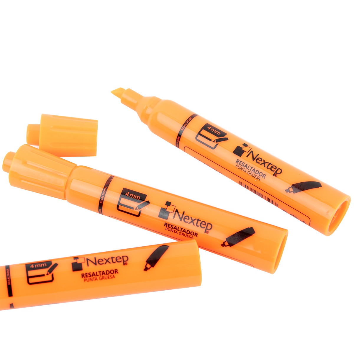 Marcador Resaltador Nextep Color Naranja C/12 Pzas NE-079J