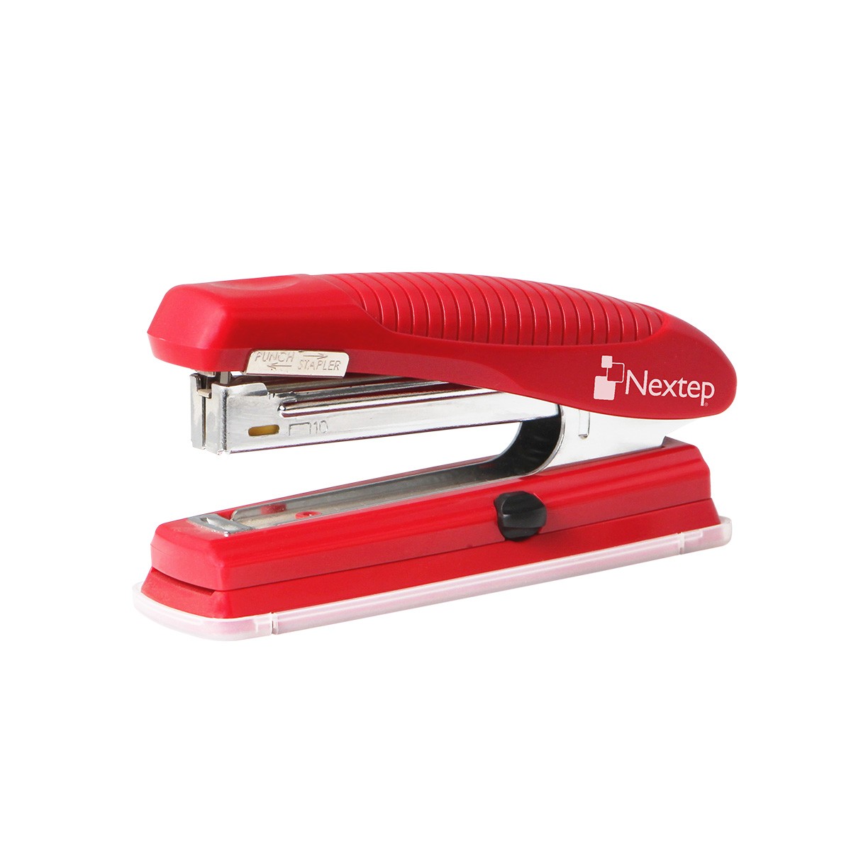 Engrapadora Nextep Ne-105D Plástico Media Tira Dual Perforadora 2 Orificios