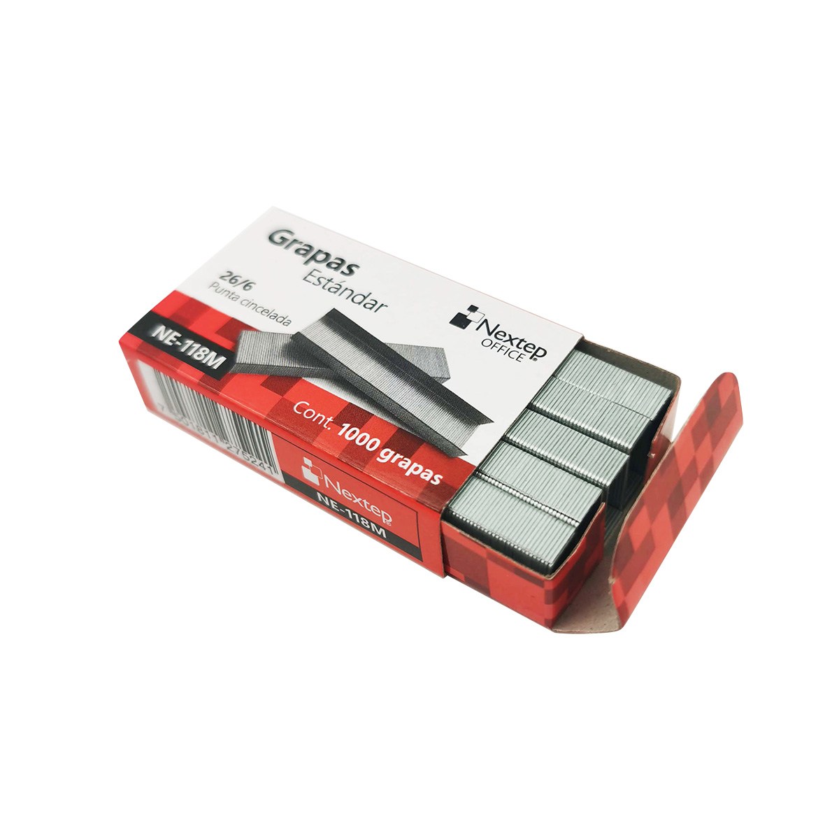 Grapas Estandar Nextep Ne-118M 26/6 Contiene 1000 Grapas