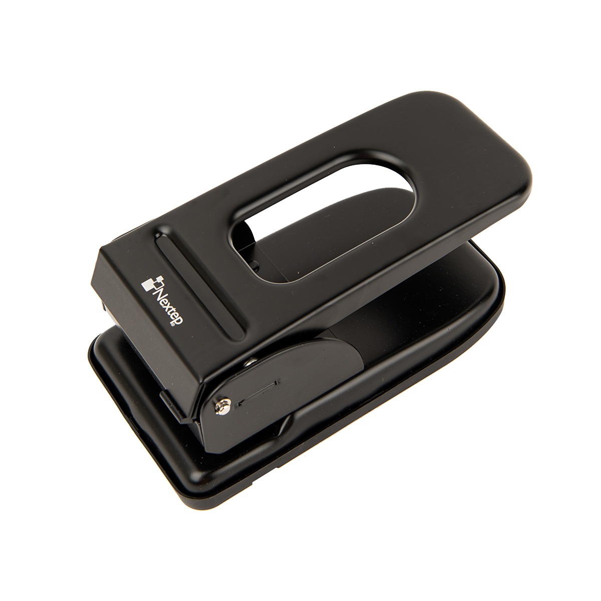 Perforadora Nextep Uso Rudo 2 Orificios 8Cm Hasta 60 Hojas Color Negro