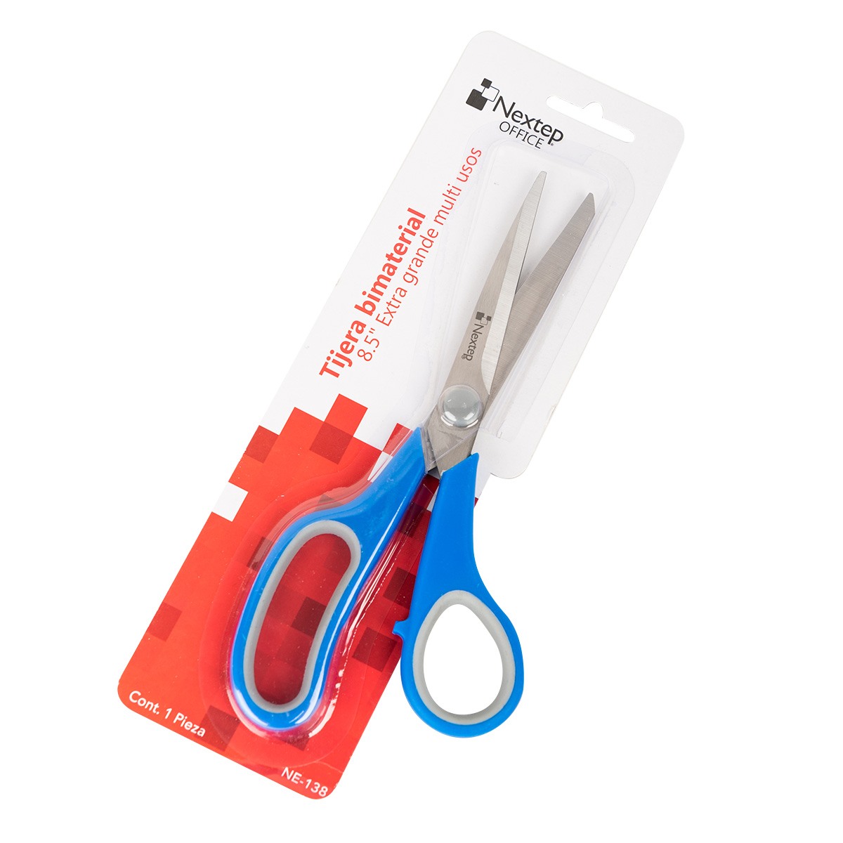 Tijera Nextep Bimaterial 8.5" Extra Grande Mulitusos