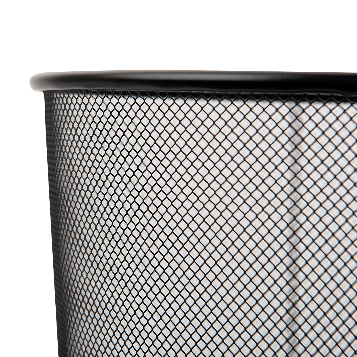 Cesto De Malla Nextep Redondo 16L Color Negro