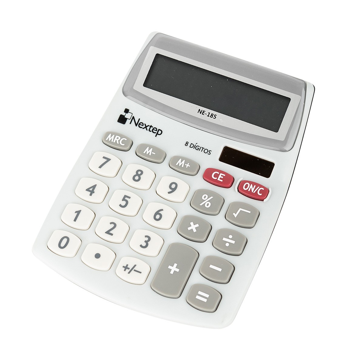 Calculadora Nextep 8 Digitos Semi Escritorio Solar/Bateria