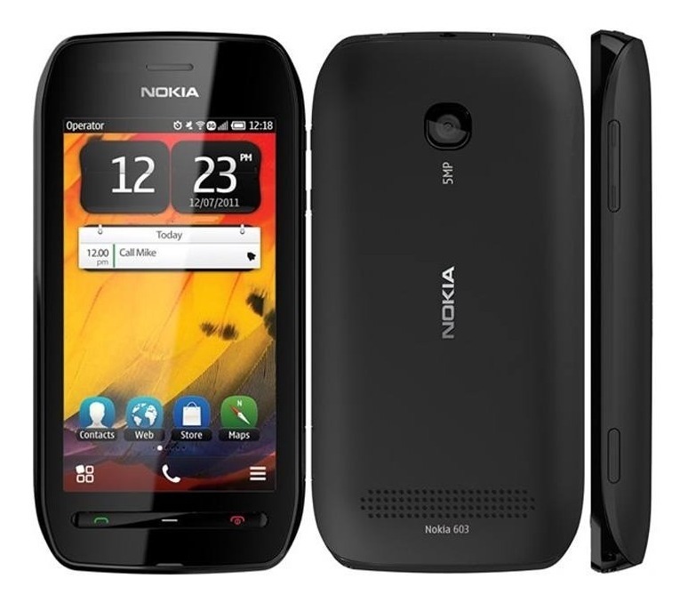 Celular Nokia 3-G 603 Negro/Azul