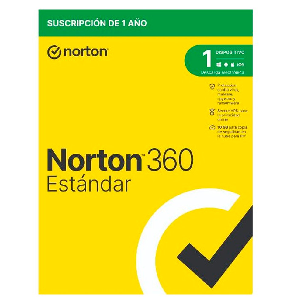 Antivirus Norton 360 Standar Internet Security 1 Dispositivo 1 Año Windows / Mac 21414734