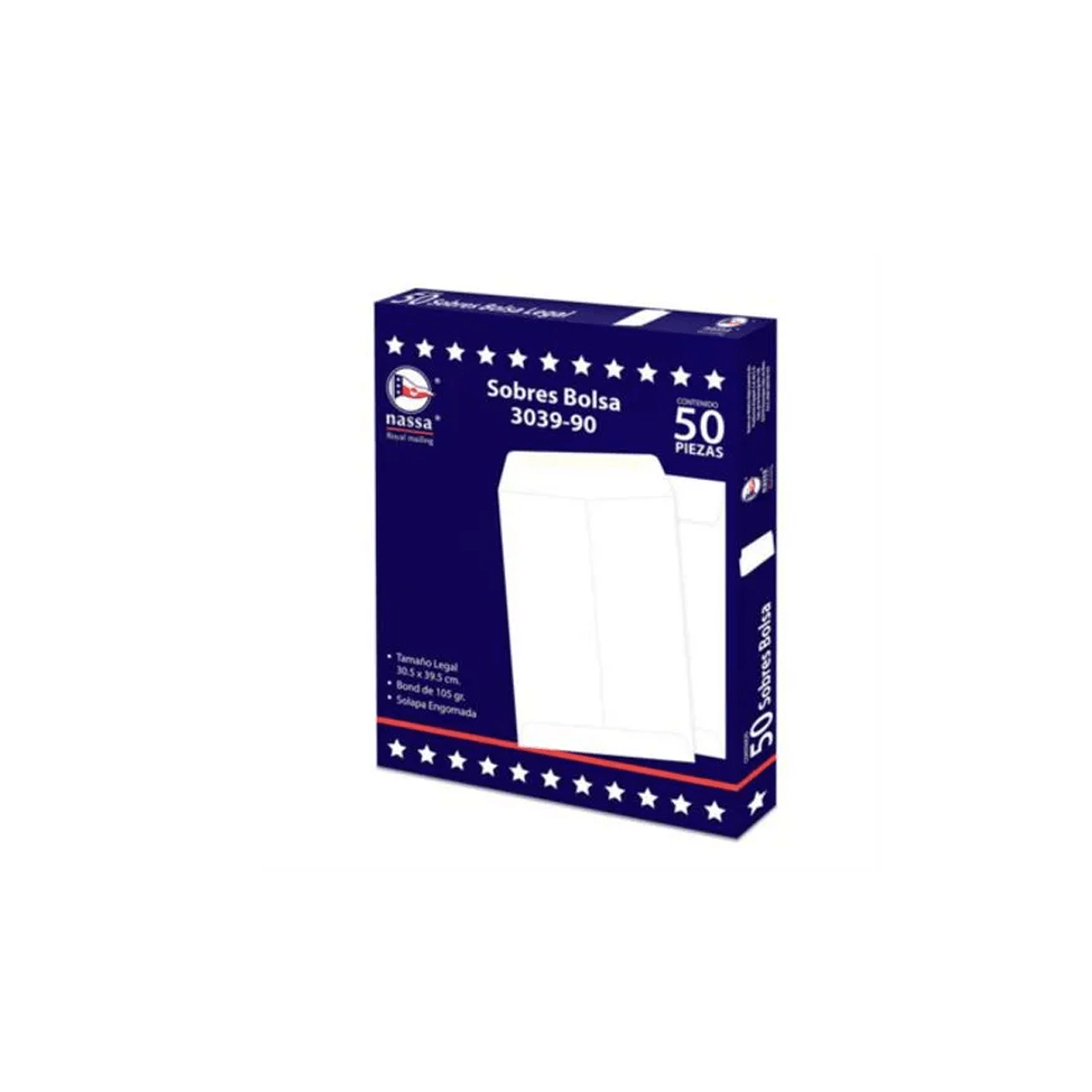 Sobre Nassa Bond Blanco 3039 Ministro 30.5Cm X 39.5Cm Ia0300