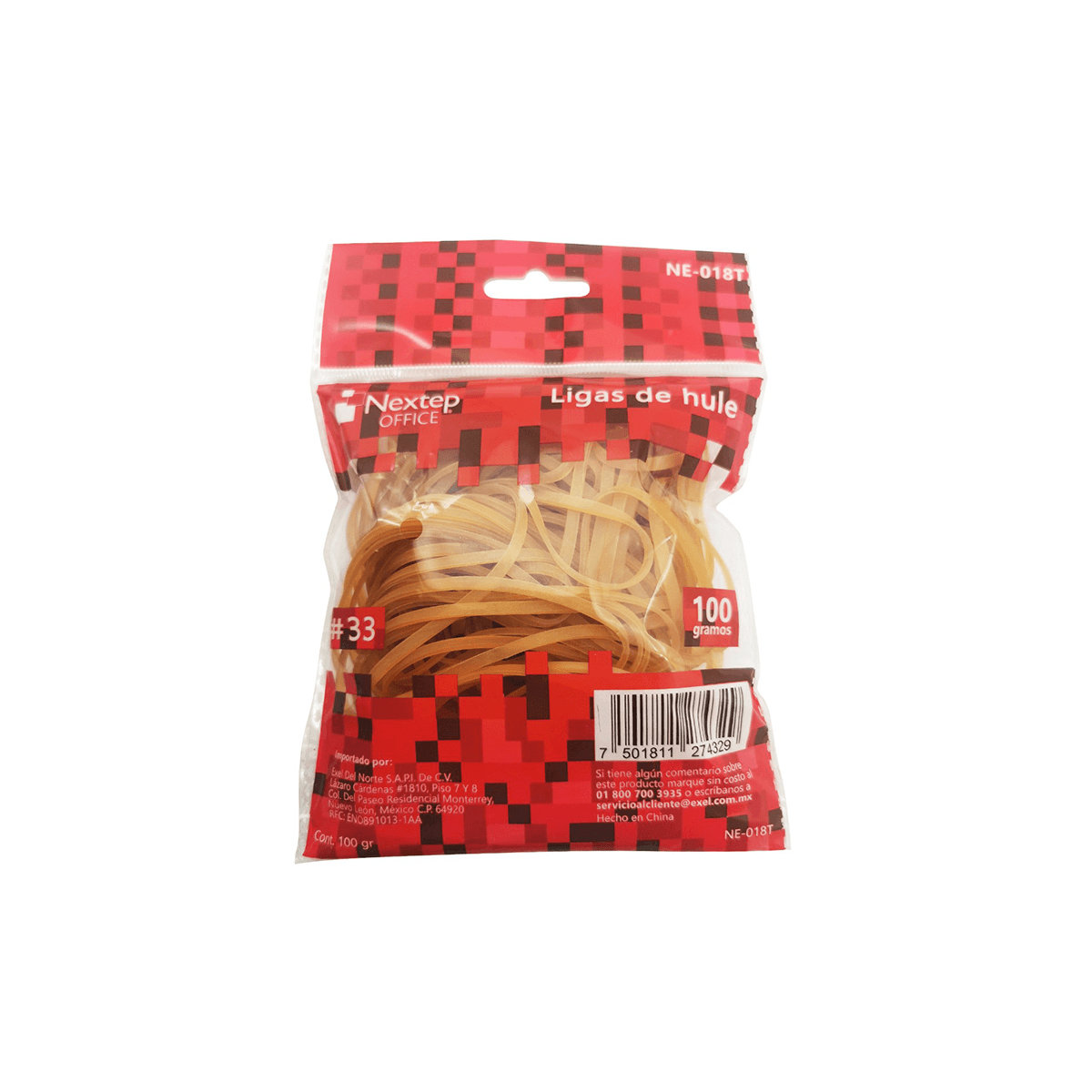 Ligas Nextep Ne-018T #33 1X Bolsa Con 100G