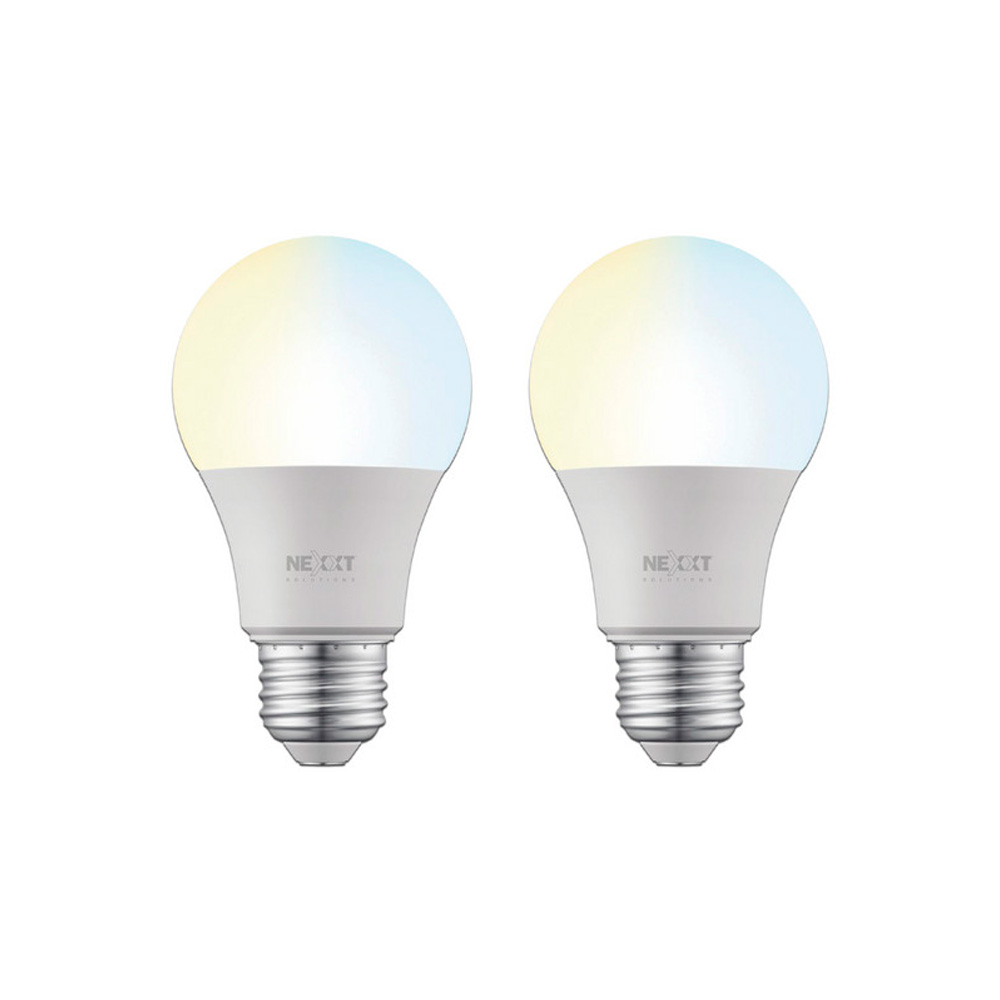 Focos Led Inteligentes Nexxt Solutions Nhb-W110 2Pk Wi-Fi 110V A19 2X Piezas