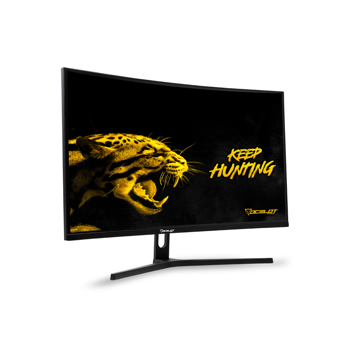 Monitor Gamer Curvo Ocelot Gaming Om-C27 Lcd 27" Fhd 240Hz 1 Ms Freesync 2X Hdmi 2X Dp Negro