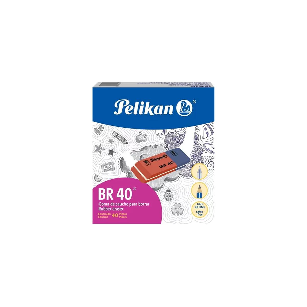 Borrador Pelikan Br-40 Lapiz Tinta C/40 Articulos Escolar Y Oficina