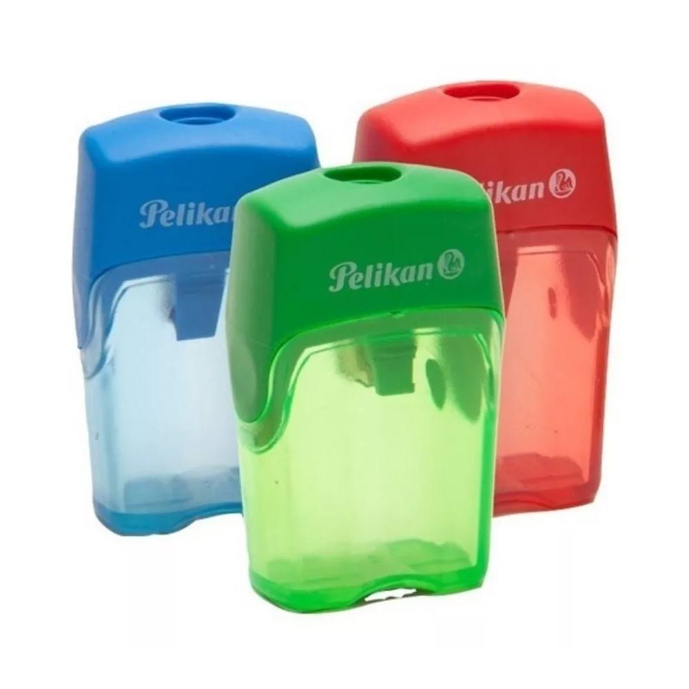 Sacapuntas Con Deposito Pelikan Caja C/12 Colores