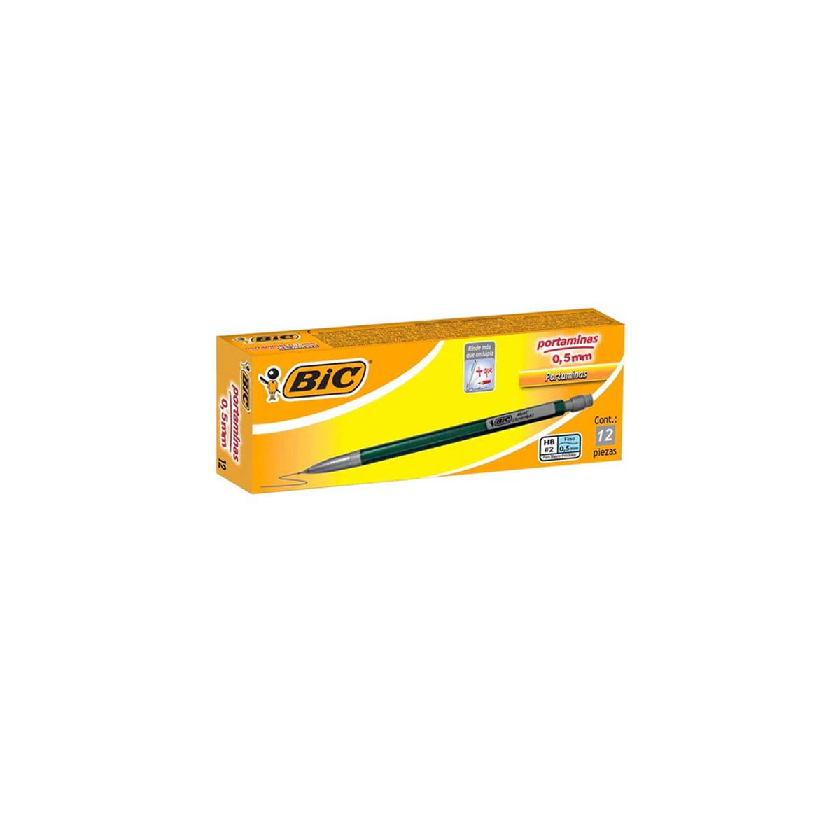 Lapicero Bic Mpm-12 Metal 0.5Mm Paq C/12 Articulos Escolar Y Oficina